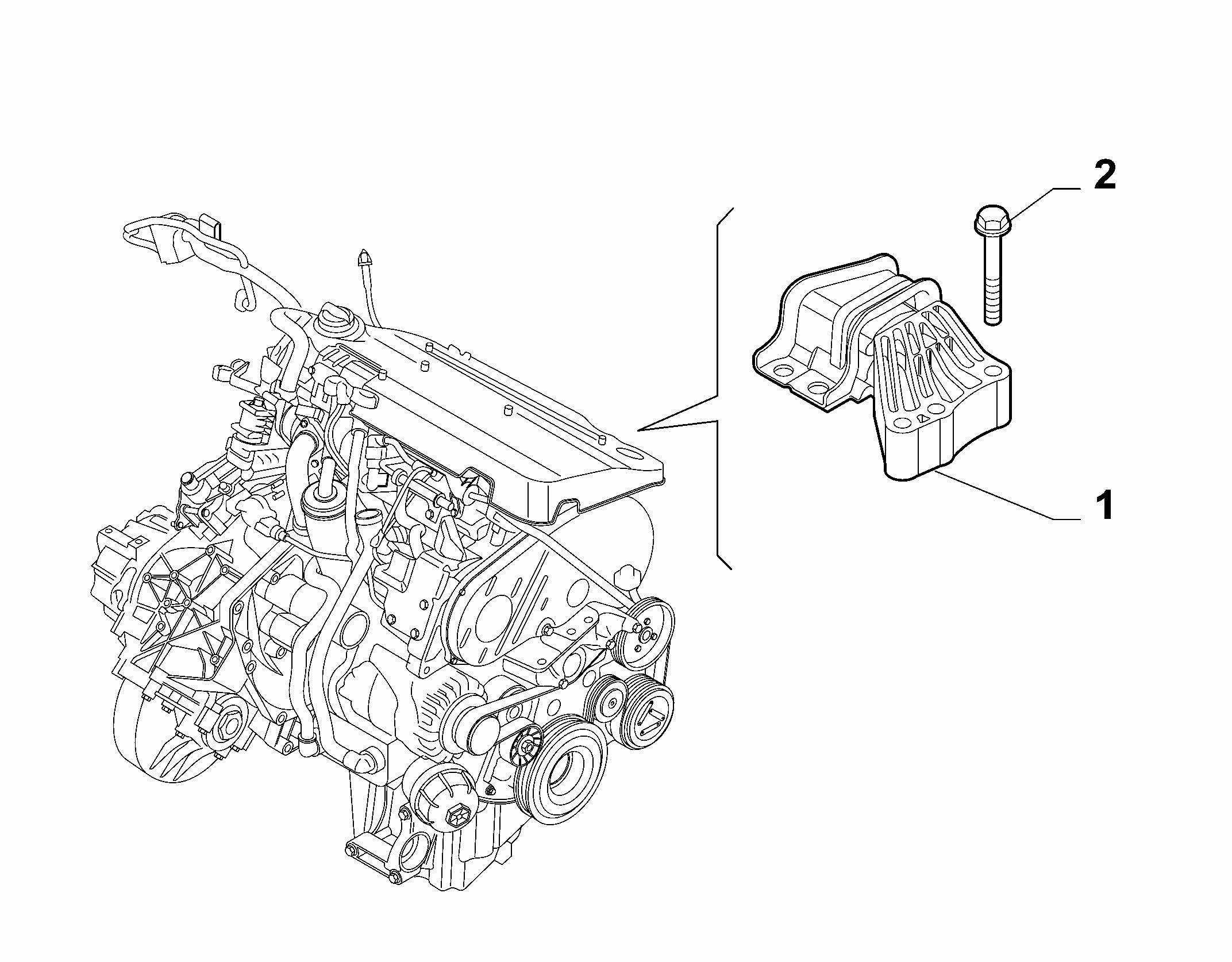 10002-010 ENGINE INLET SCREW ANCHOR AND TENSION ROD SUSPENSION