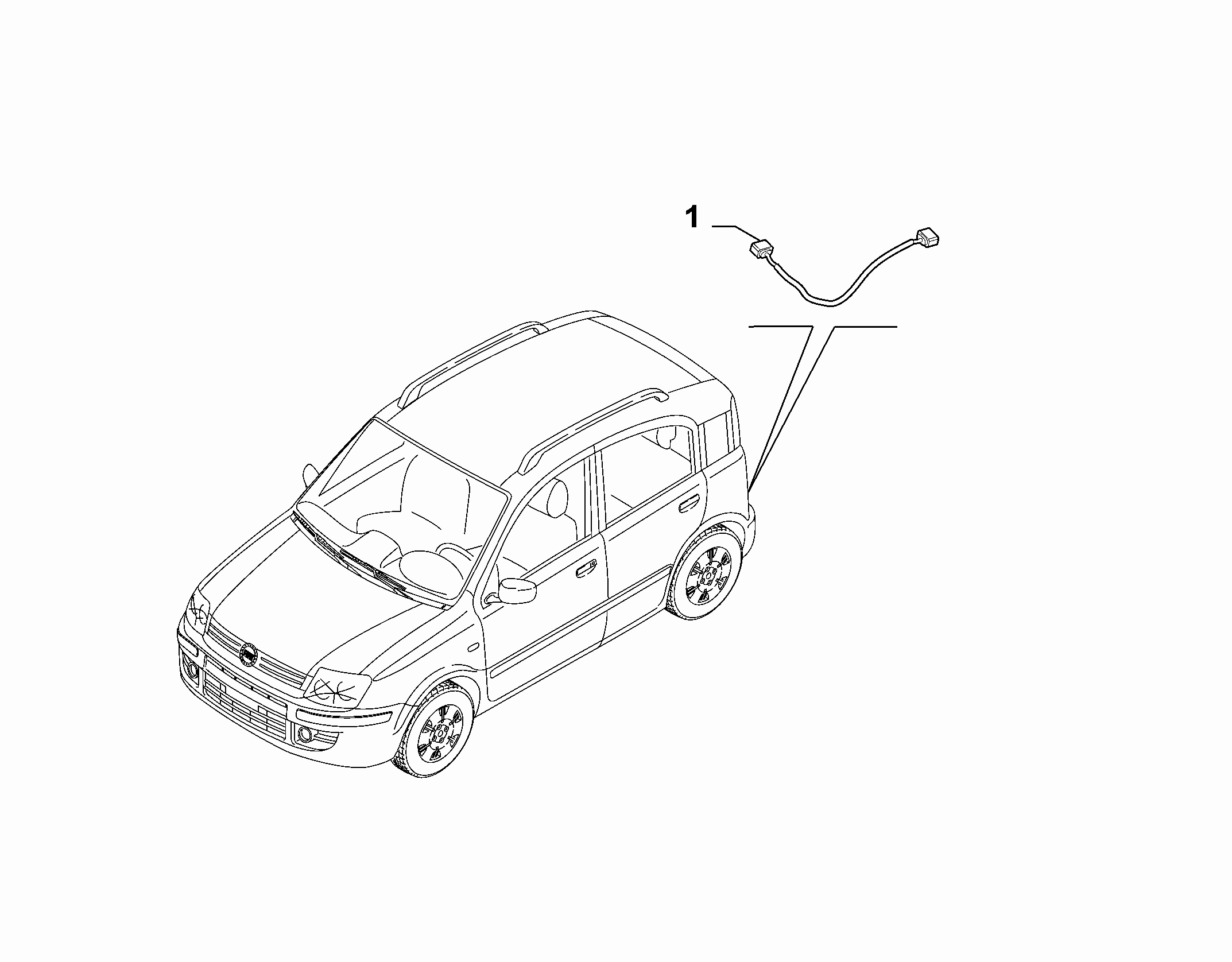 55526-025 TRUNK/REAR DOOR WIRING SET
