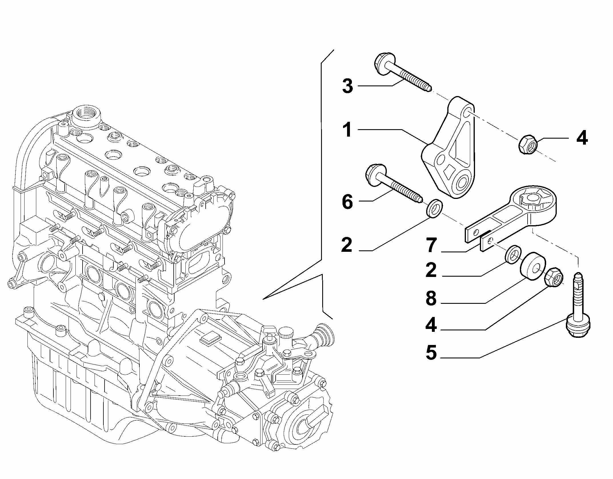 10002-030 AXLE INLET SCREW ANCHOR AND TENSION ROD SUSPENSION