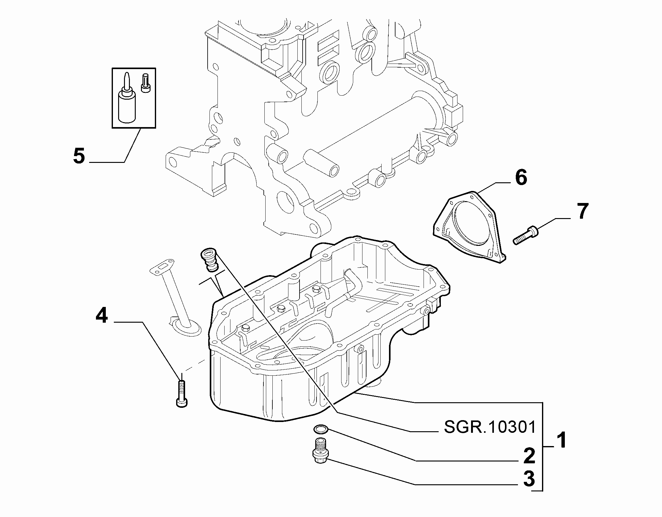 10102-010 OIL CAP AND FLOOR PANEL COVER