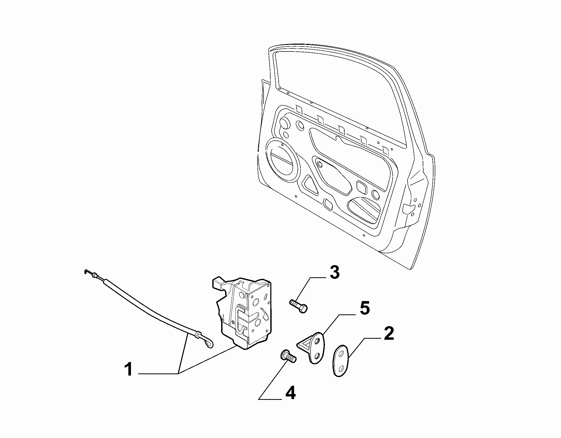 70129-050 FRONT DOOR LOCK