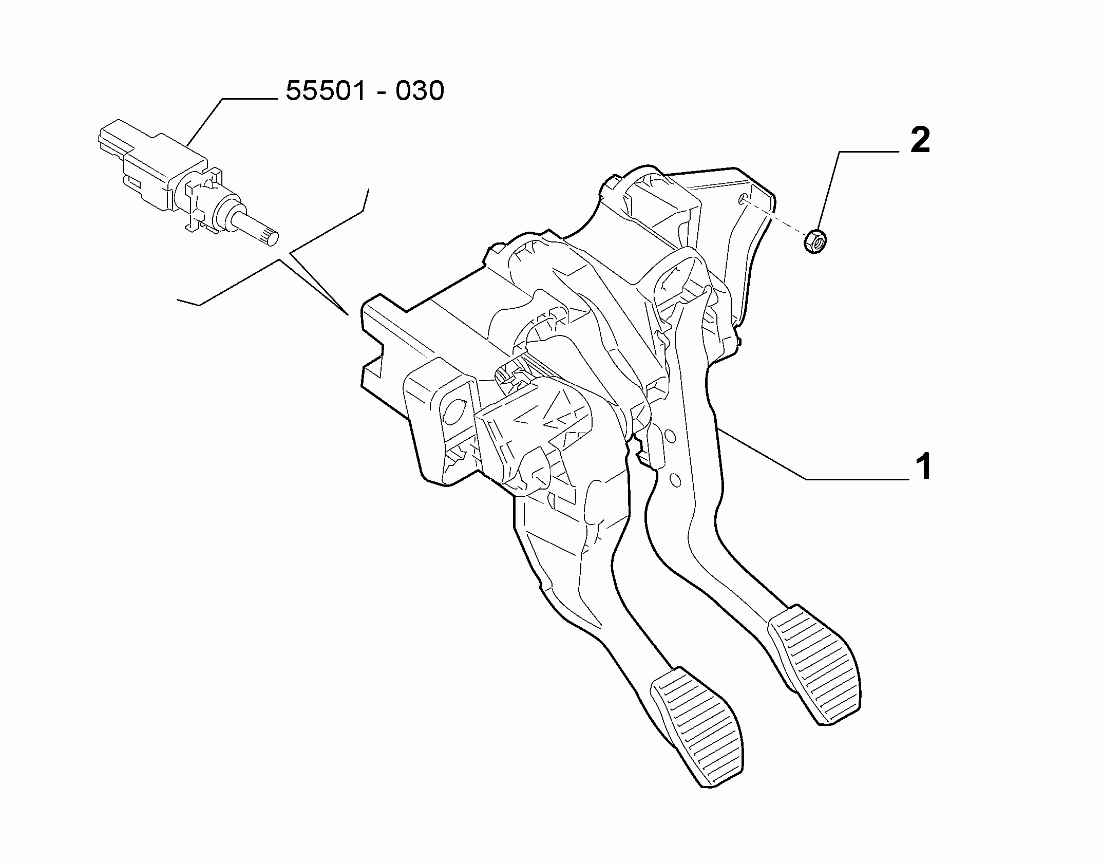 33101-010 RUDDER BAR