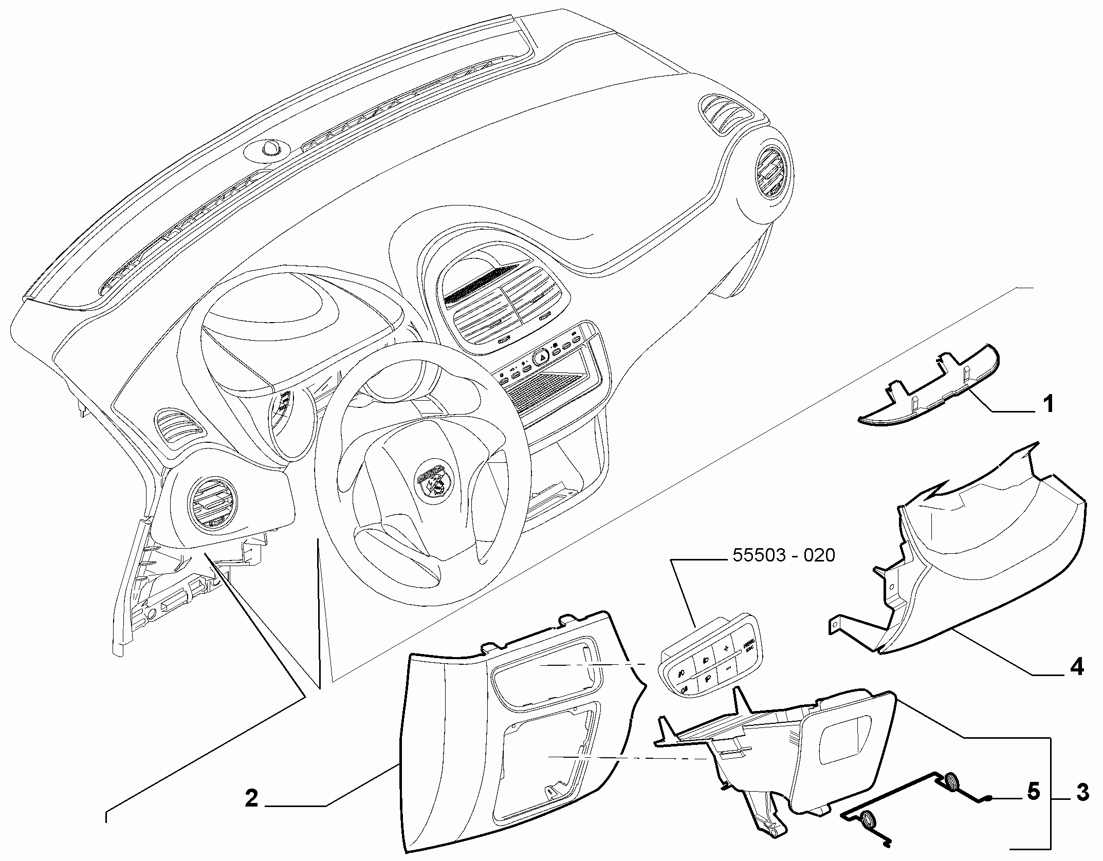 70502-050 BOOT LID COVERS