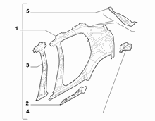 70004-010 REAR SIDE FRAME STRUCTURE