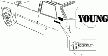 70712/00 НАРУЖНЫЕ НАКЛАДКИ И УПЛОТНИТЕЛИ 