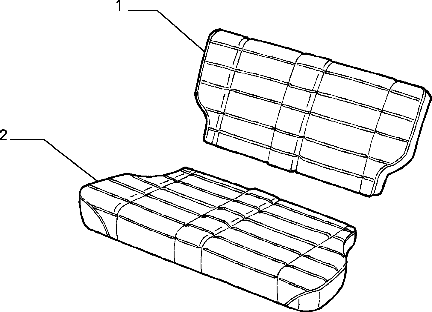 70615/00 REAR SEAT LINING