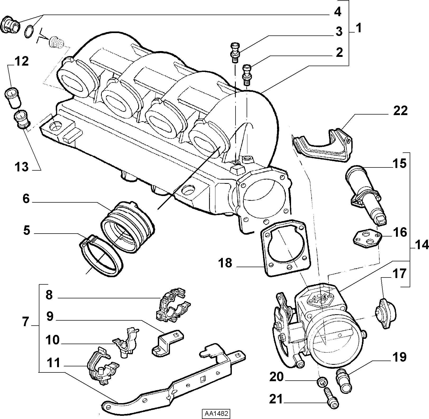 60605819 AIR DUCT SYSTEM