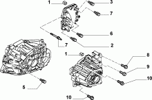 21207/05 КПП И ДИФФЕР., КОРПУС И КРЫШКИ