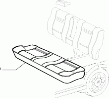 70615/01 REAR SEAT LINING