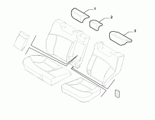 70615/05 REAR SEAT LINING