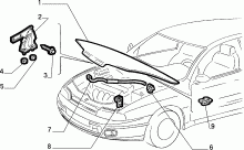 70101/00 КРЫШКА ПОДКАПОТНОГО ПРОСТРАНСТВА 