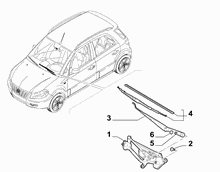 55514-010 WIPERS - ARM, BRUSHES AND MOTOR