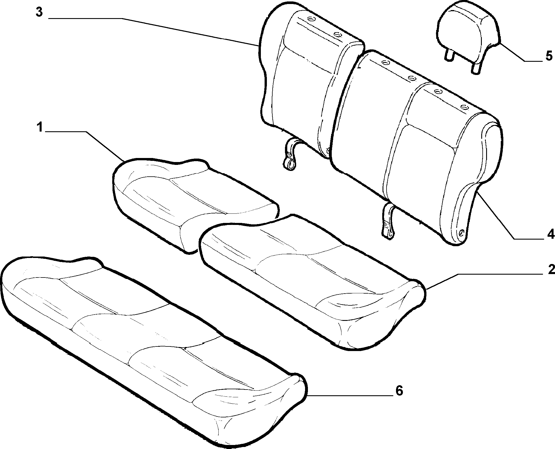 70615/01 REAR SEAT LINING