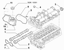 10107-010 CRANKSHAFT AND GEAR TIMING SYSTEM