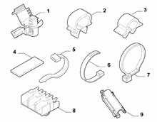 55527-030 PASSENGER COMPARTMENT AND REAR CABLE SET FASTENERS