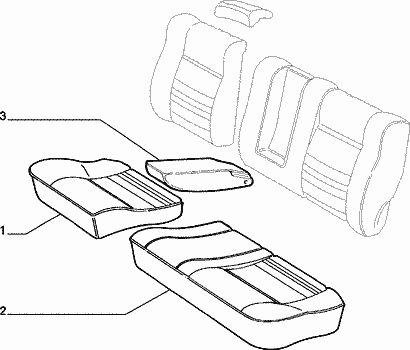 70615/03 REAR SEAT LINING