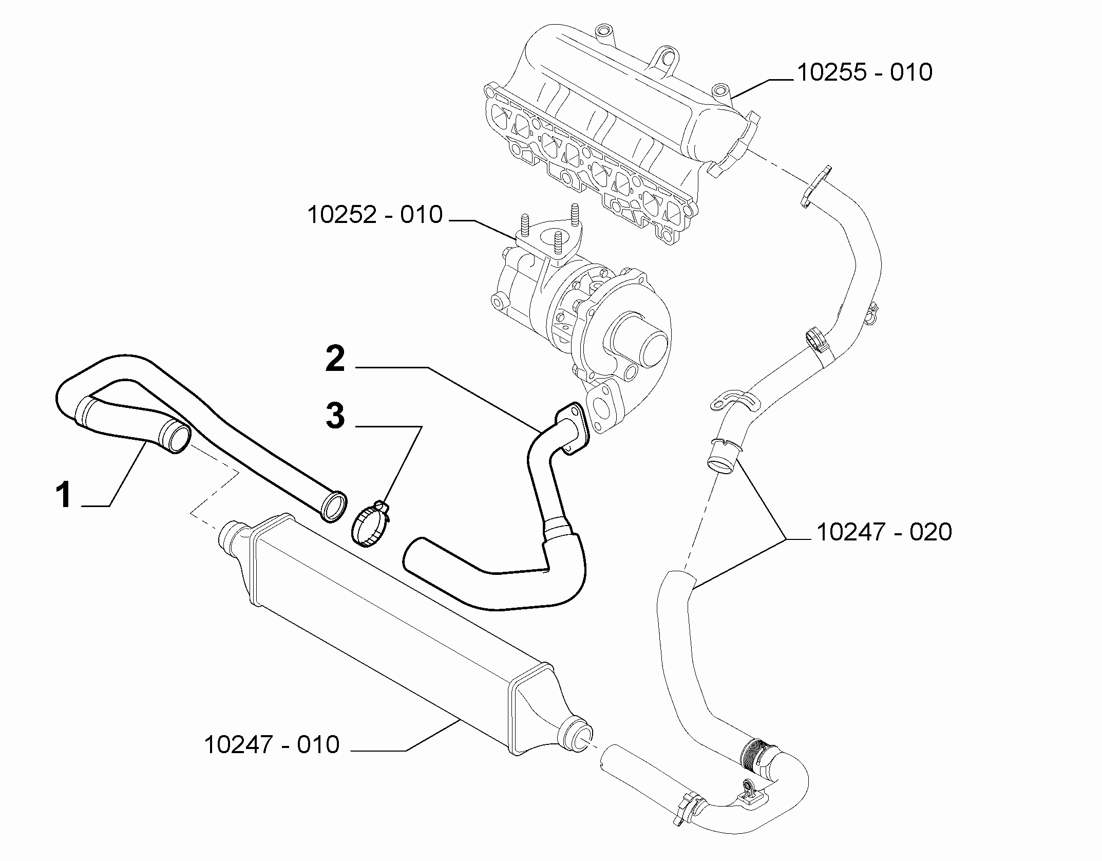 10247-030 TURBINE COOLER PIPING
