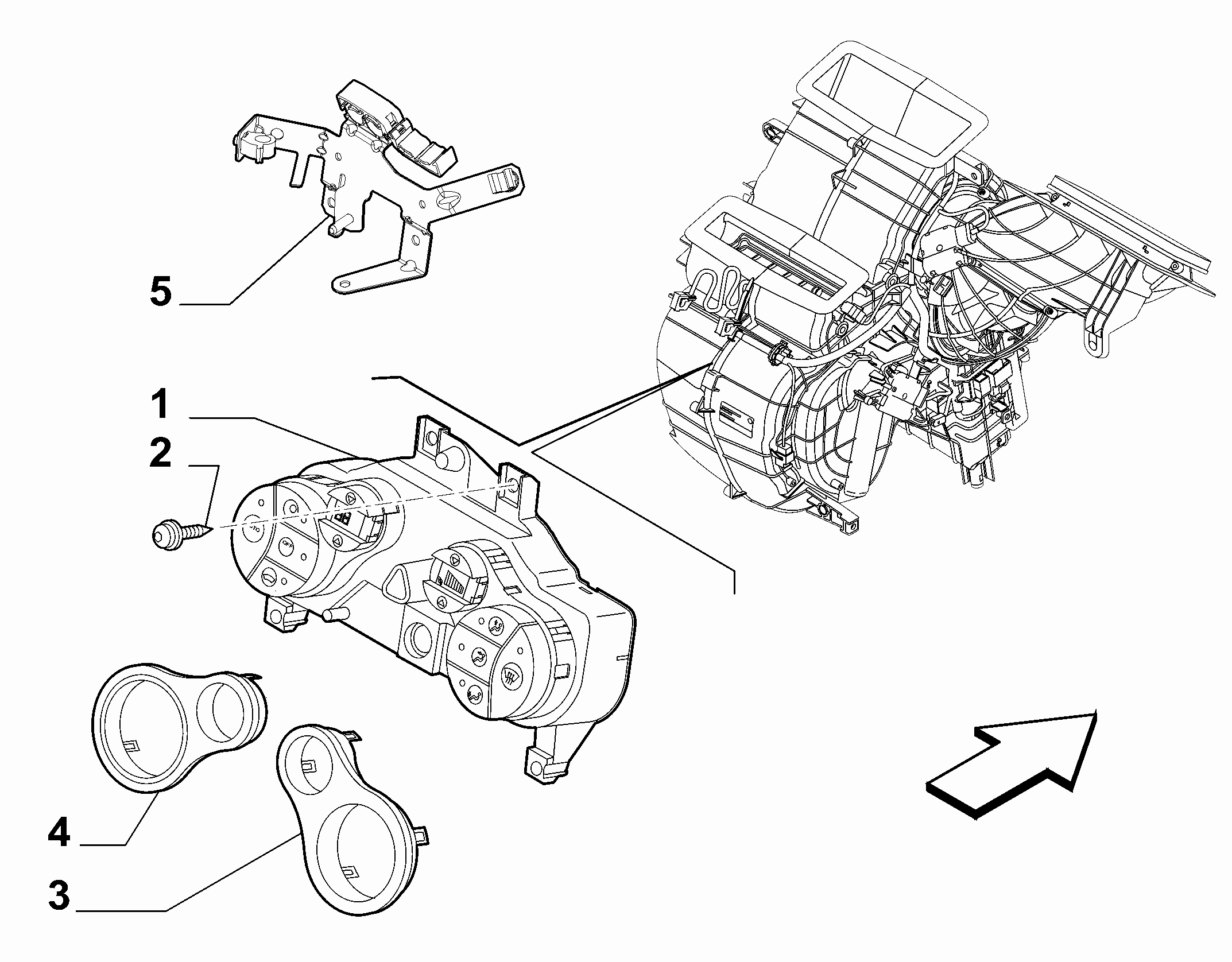 50101-020 HEATER/AIR CON