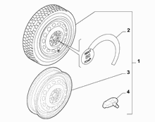 44316-030 SPARE WHEEL