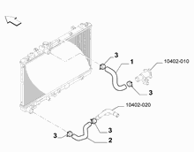10401-030 RADIATOR PIPING