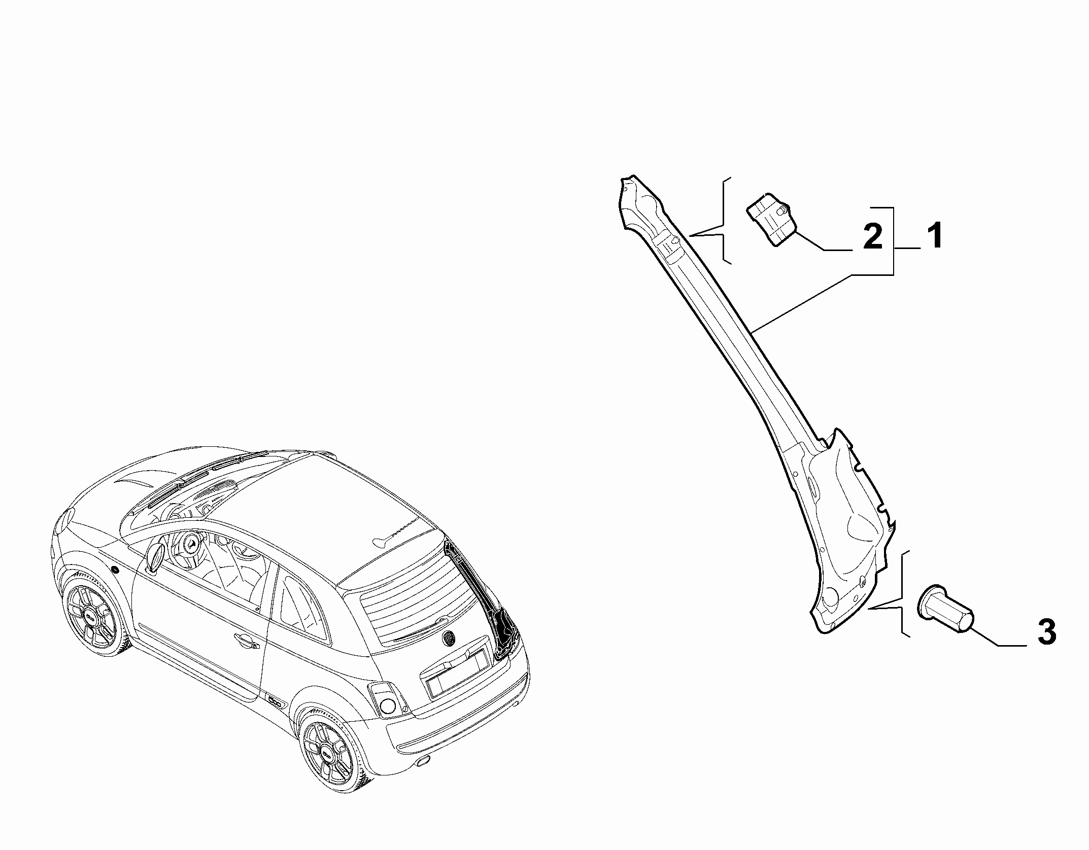 70020-020 SEAT HANDLE LIGHT