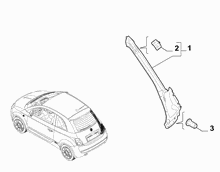 70020-020 SEAT HANDLE LIGHT