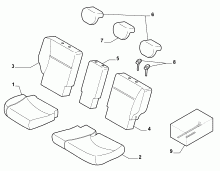 70615/60 REAR SEAT LINING