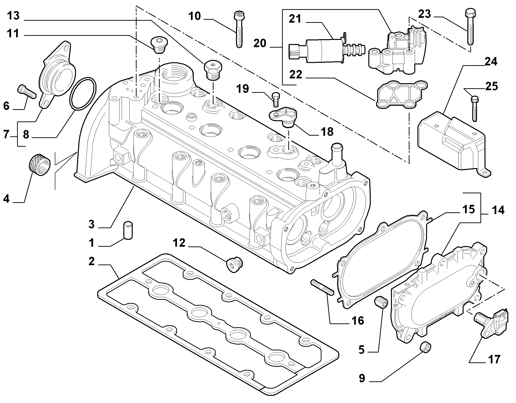 10101-040 UPPER CYLINDER HEADS