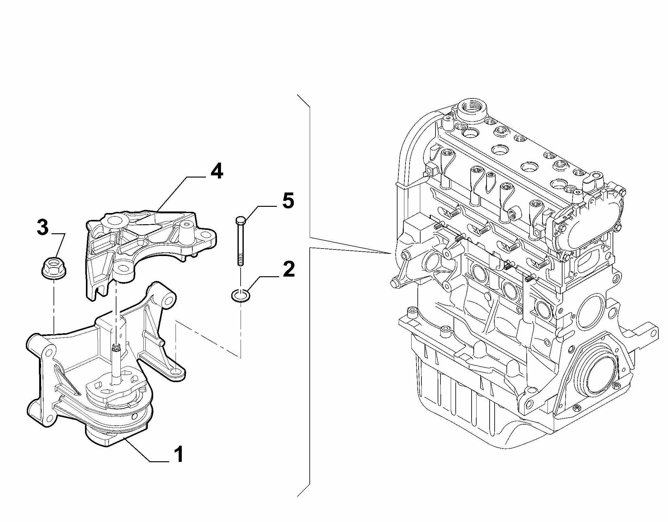 10002-010 ENGINE INLET SCREW ANCHOR AND TENSION ROD SUSPENSION