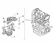 10002-010 ENGINE INLET SCREW ANCHOR AND TENSION ROD SUSPENSION