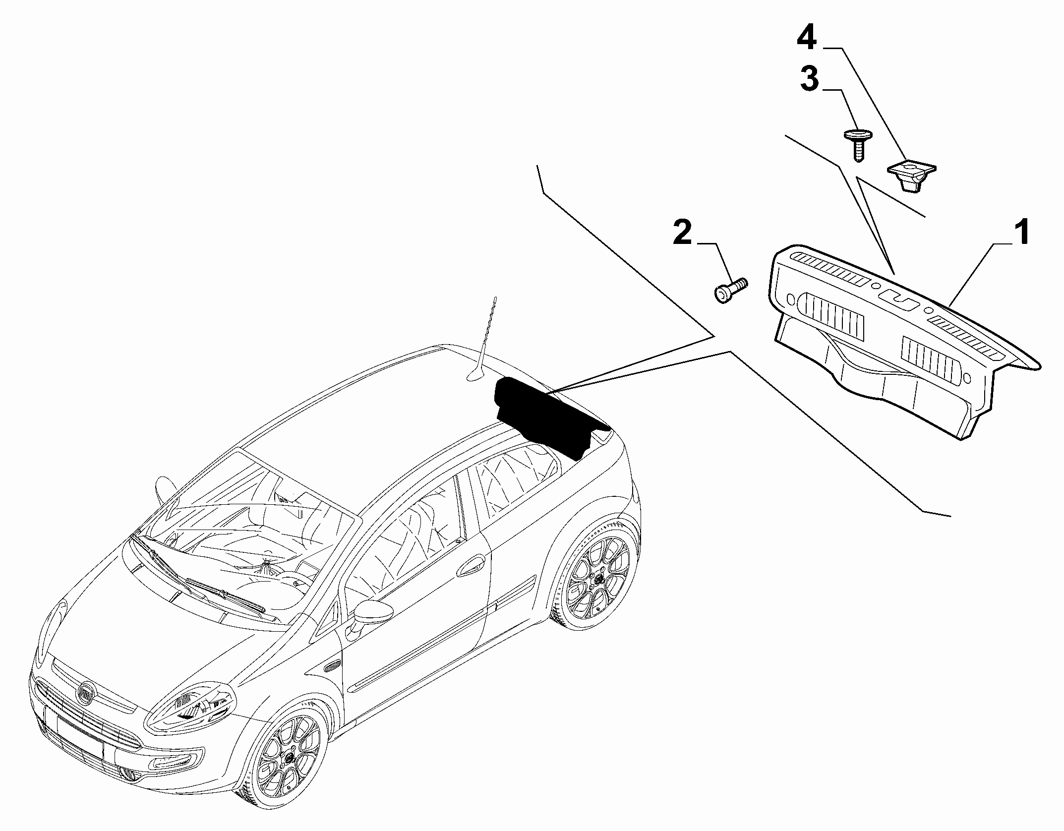 70526-020 REAR TRUNK INTERNAL LINING