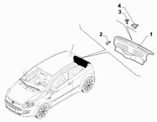 70526-020 REAR TRUNK INTERNAL LINING