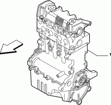 10000-010 SEMI-COMPLETE ENGINE