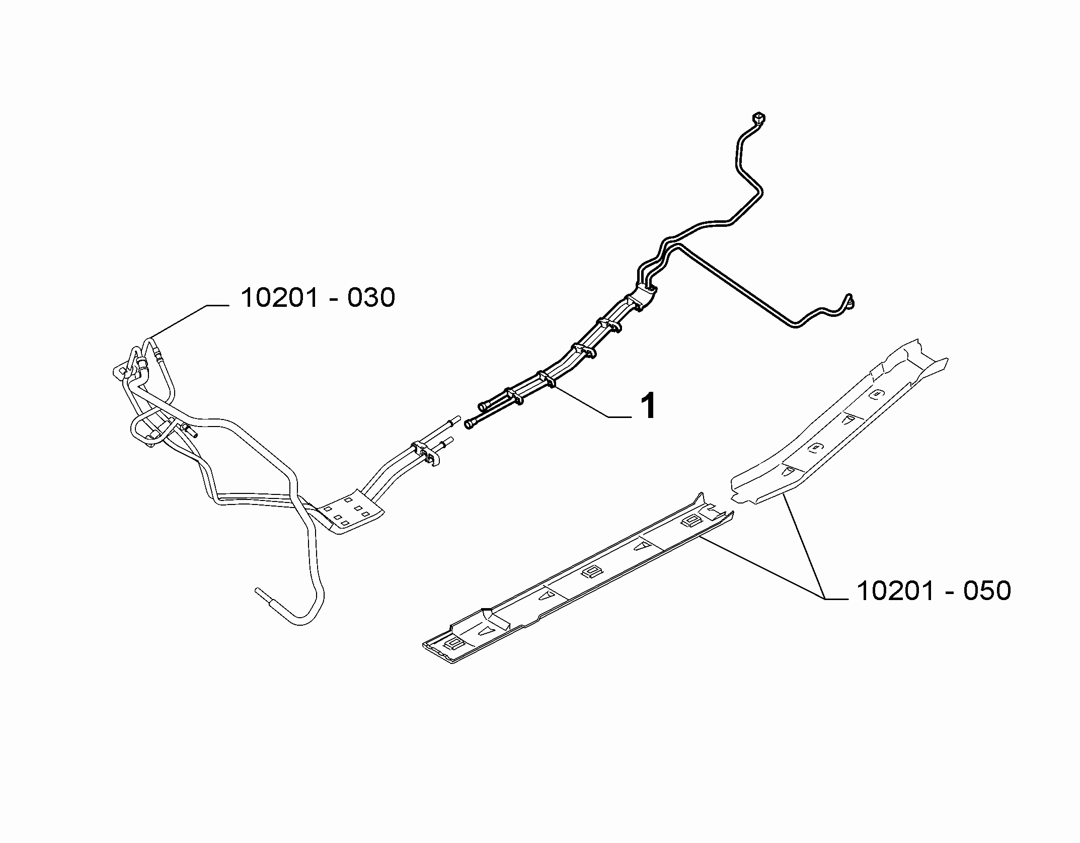 10201-020 UNDERSIDE FUEL PIPES