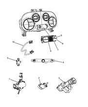 55503-020 DASHBOARD SWITCH