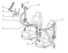 70527-010 FRONT SEAT BELTS