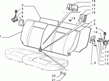 70613/01 REAR SEAT