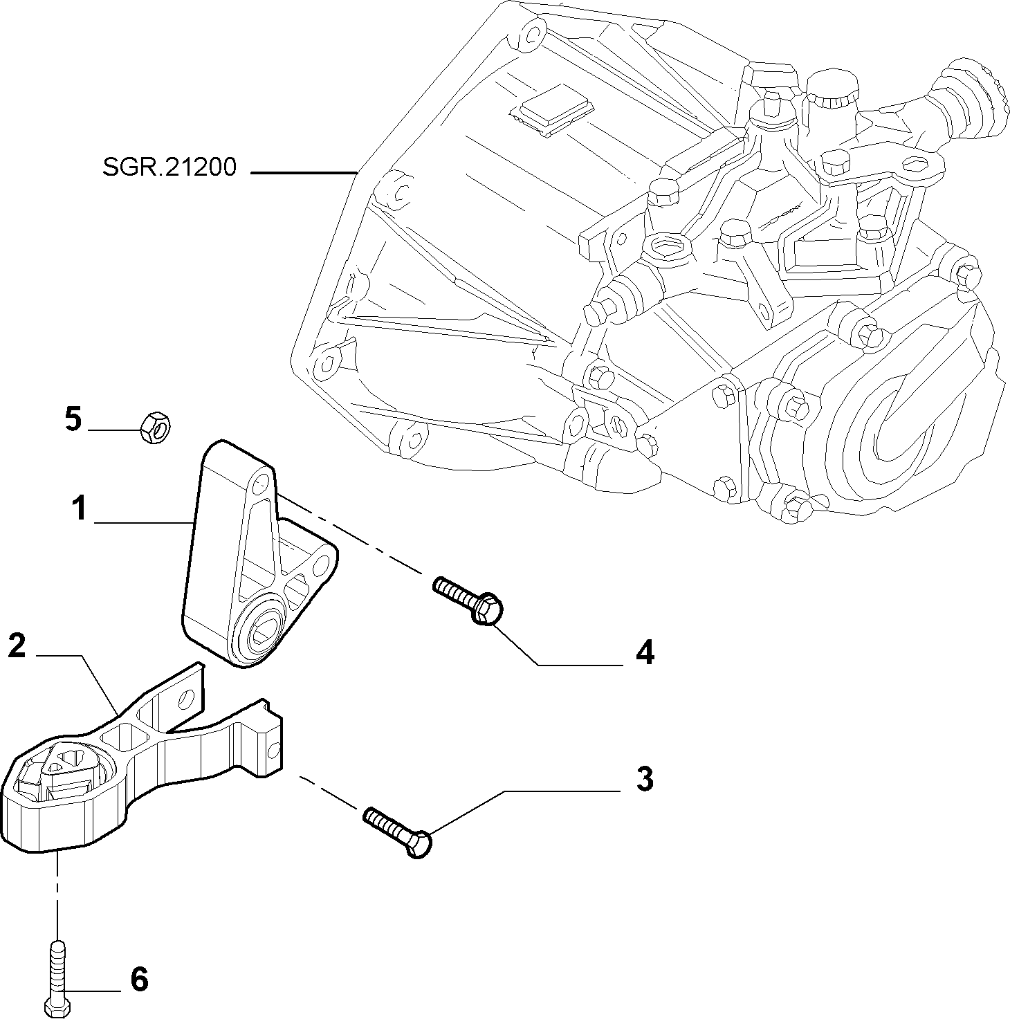 10002-030 AXLE INLET SCREW ANCHOR AND TENSION ROD SUSPENSION