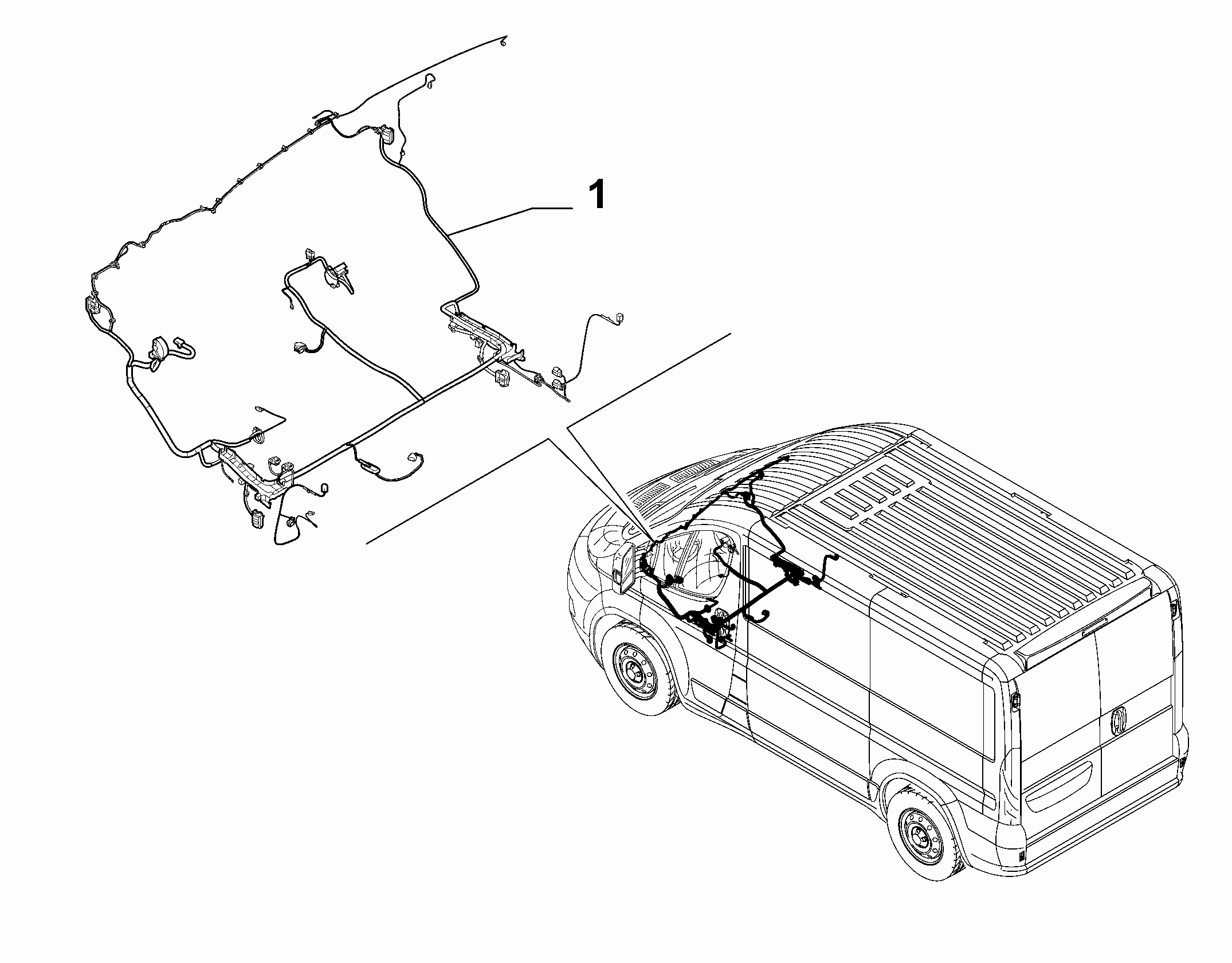 55525-020 PASSENGER COMPARTMENT WIRING SET