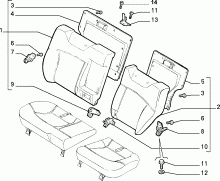 70613/02 REAR SEAT