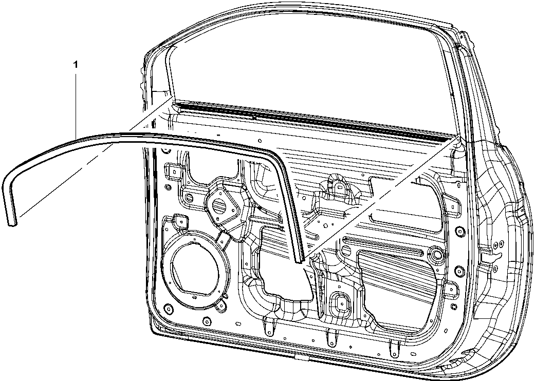 70129-080 FRONT DOOR RING GASKET