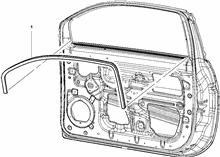 70129-080 FRONT DOOR RING GASKET