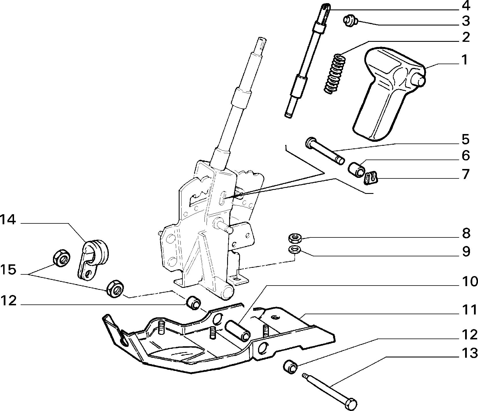 21222/00 НАРУЖН. ОРГАНЫ УПР. АВТОМ. КПП