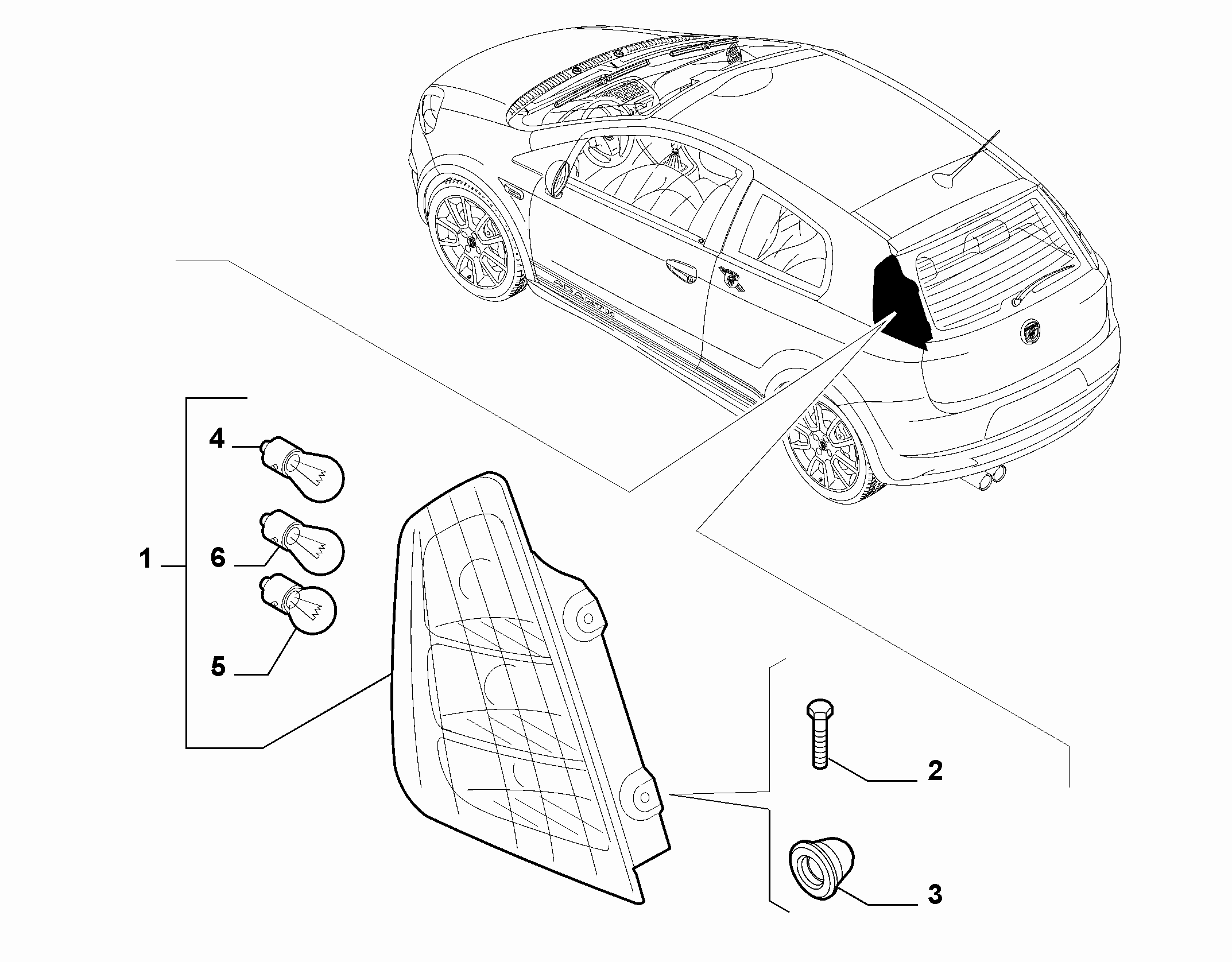 55401-030 TAIL LAMP
