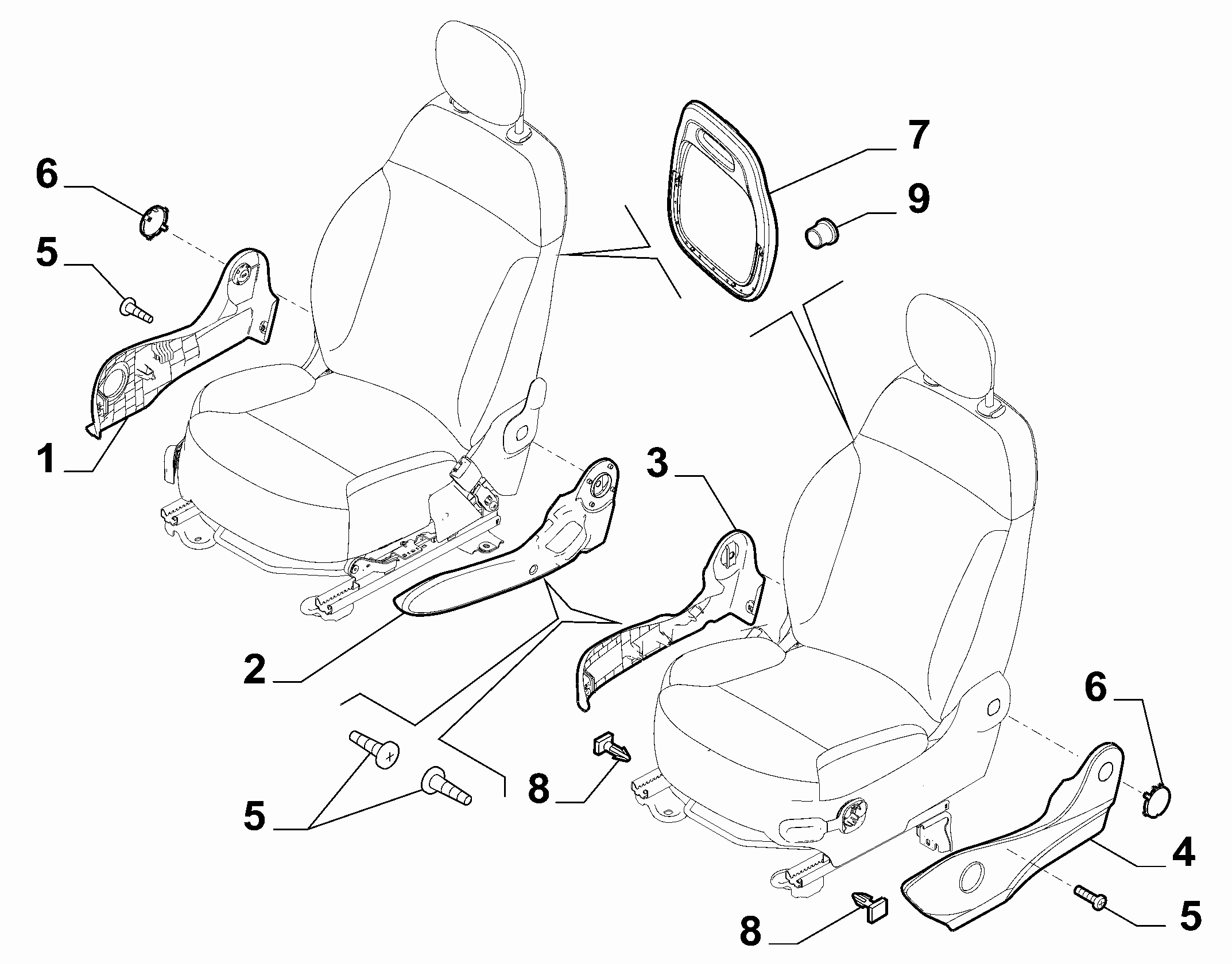 70601-060 FRONT SEAT COVERS