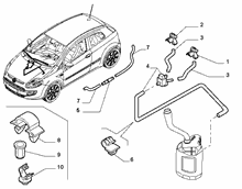 55514-040 FRONT AND REAR WIPER TUBING