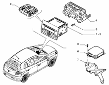 55521-010 RADIO AND AUTOMATED INFO DEVICE 