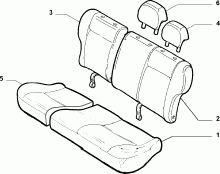 70615/30 REAR SEAT LINING