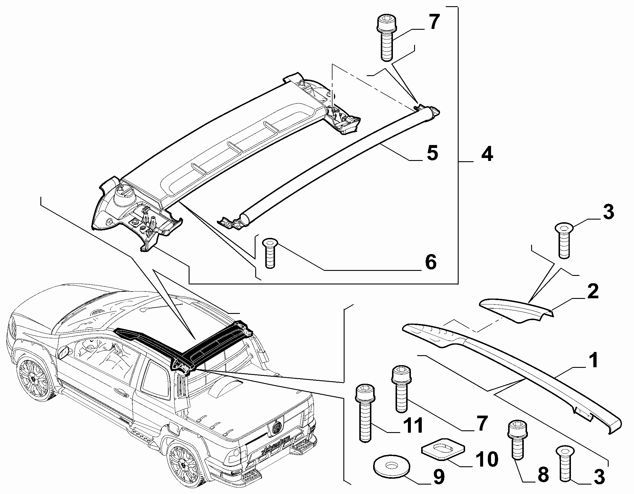 70732-020 ROOF RACKS