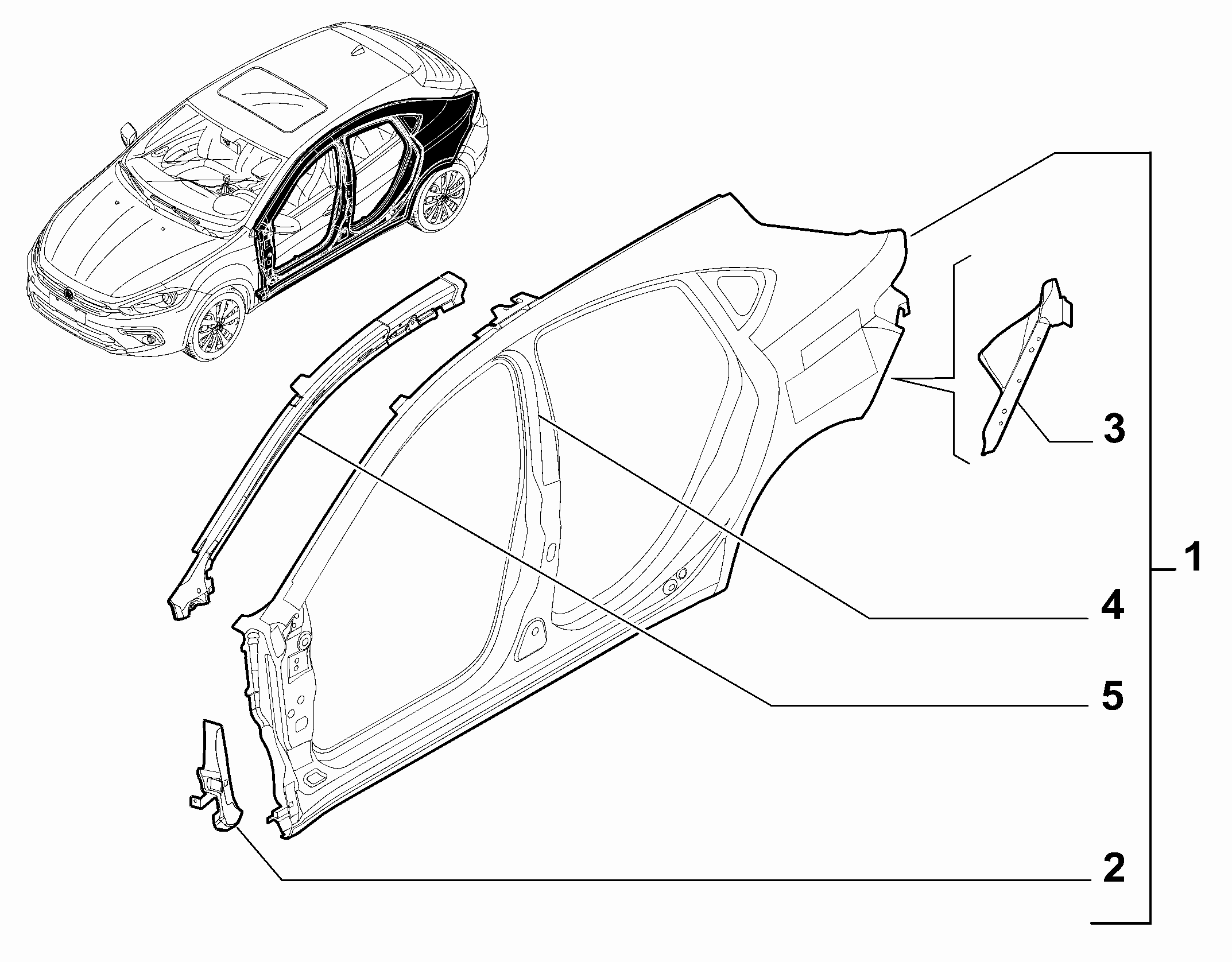 70019-010 EXTERNAL SIDE FRAME